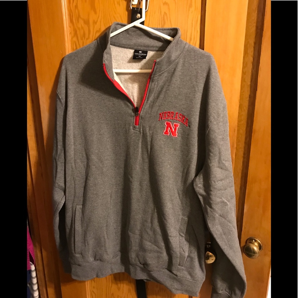 Nebraska Huskers half zip
